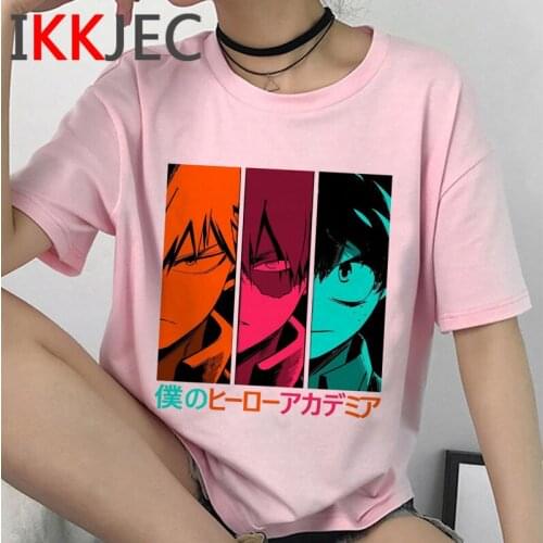 My Hero Academia Bakugou Boku No Hero Academia summer top male tumblr couple clothes harajuku top tees clothes streetwear