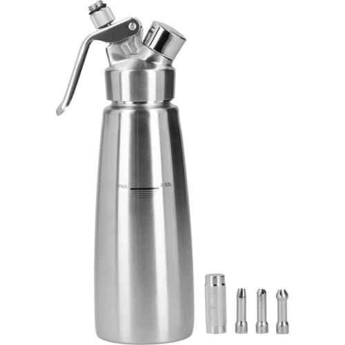 Cream Foamer Cream Maker 304 Stainless Steel Cream Foamer Whipper Dispenser Coffee Dessert Cake DIY Bake Tools Cream Whipper