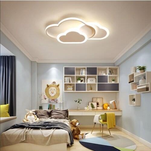 2021 new childrens room LED ceiling lamp cloud-shaped fashion creative bedroom ceiling lamp modern indoor lighting