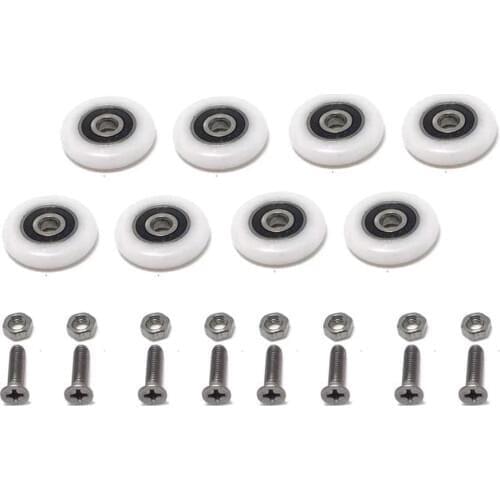 Shower Door Rollers Wheels Runner Pulleys Roller Rolli A 19mm-27mm