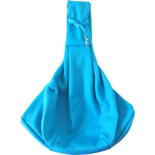 Retail Light Blue Free Shipping Cotton Pet Dog Sling Carrier Bag Dogs Carrier Bag