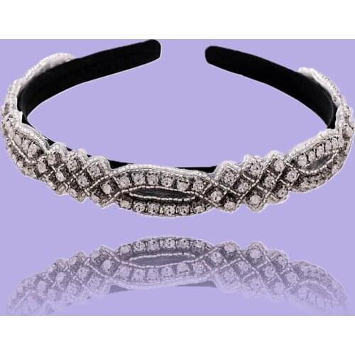 ZMS332-FG wedding rhinestone hair accessories bridal tiara headpieces Headbands for hair woman Baroque hair band For hair