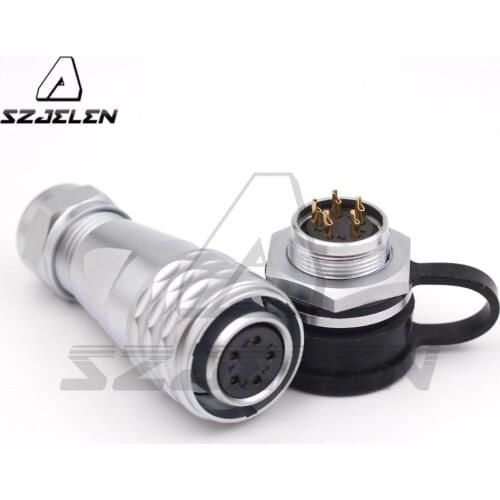 WEIPU SF16 series waterproof electrical wire connector5pin plug socketconnector automotive ,aviation connector IP67