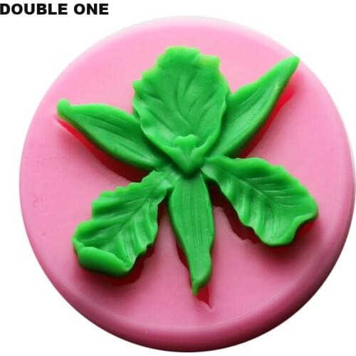 DOUBLE ONE Silicone Jewelry Molds Leaf Flower Shaped for Candy Resin Clay Crafts Moulds