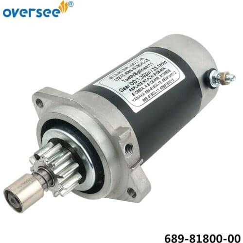 689-81800 Outboard Motor Starter For YAMAHA Outboard 25HP 30HP 689-81800-13 Or 689-81800-12 61T 61N 695 69S 61N-81800