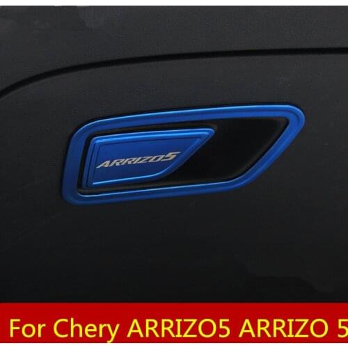Car Styling Inner Door Handle Cover Door Bowl Frame Trim Sticker Protective sequins Accessories For Chery ARRIZO5 ARRIZO 5