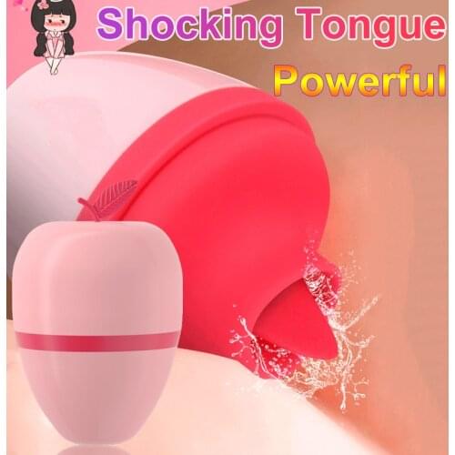 G Spot Oral Clitoris Licking Stimulator Tongue Nipple Sucker Breast Enlarge Massager Vibrators Sex Toys for women Masturbator
