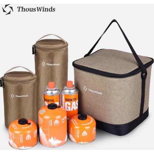 Thous Winds Outdoor gas tank storage bag picnic camping gas tank stove convenient anti-collision storage bag