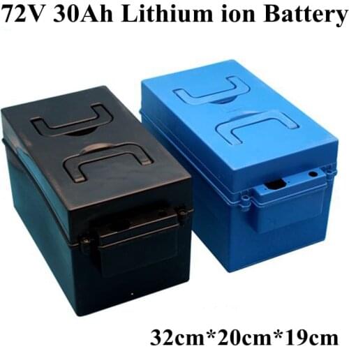 1pcs 72v 30ah lithium battery built-in BMS 20S li-ion battery pack for 72v 3000w electric tricycle power motor + 84v Charger