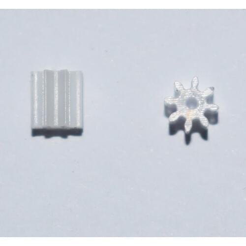 10/100pcs diameter 5mm / 1mm hole / 8 tooth 0.5 modulus plastic gear motor / spur gear / toys accessories / DIY Toy 81A