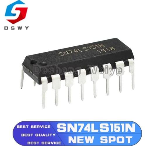 10Pcs SN74LS151N DIP16 HD74LS151P DIP-16 74LS151 DIP SN74LS151