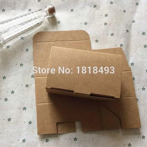 Free shipping 30 pcs a lot 9.3x5.7x4cm retro kraft paper packing box/cosmetics box/ handmade soap box/ gift box