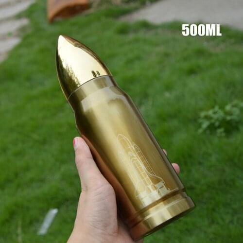 Comrades Club Military Missile Cup Stainless Steel Vacuum Cannon Cup Mug Cup Office Water Cup Gift Cup