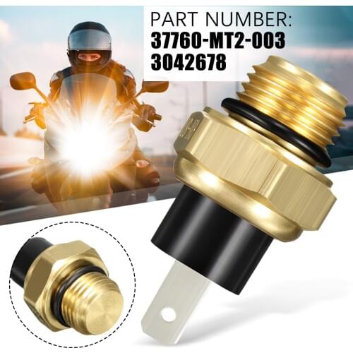 Motorcycle Engine Parts Water Radiator Fan Thermostat Detect Switch Temperature Sensor For Honda 37760-MT2-003 3042678