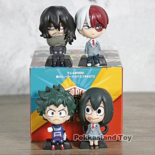 My Hero Academia Figure Doll Ochaco Uraraka Deku Midoriya Katsuki Shoto bakugou Toga PVC Action Figures Toys Set