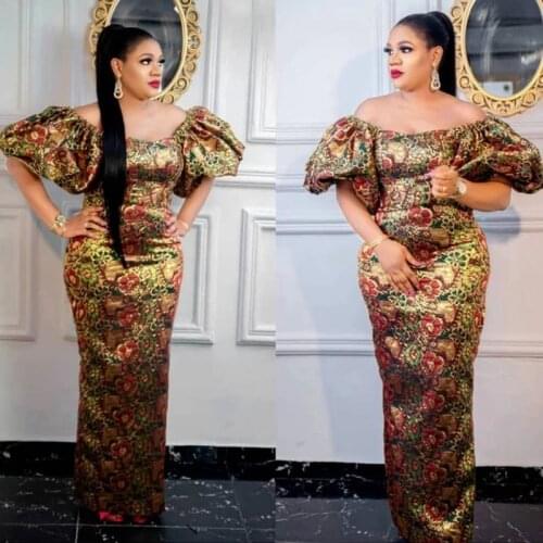 SJD LACE French Brocade Tissue Lace Fabric Embroidery African Jacquard Lace Fabric 5Yards Gild Materials For Bridal Dress A2438