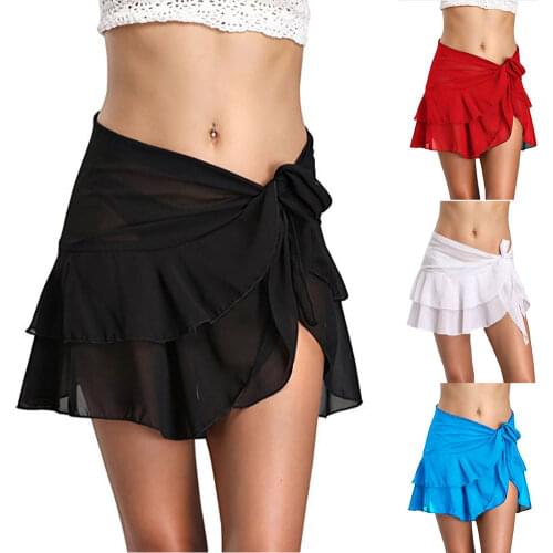 Summer Womens Sexy Bikini Cover-Ups Beachwear Bathing Suit Cover Up Bikini Swimsuit Cover up Sarong Wrap Pareo Skirt Swimwear
