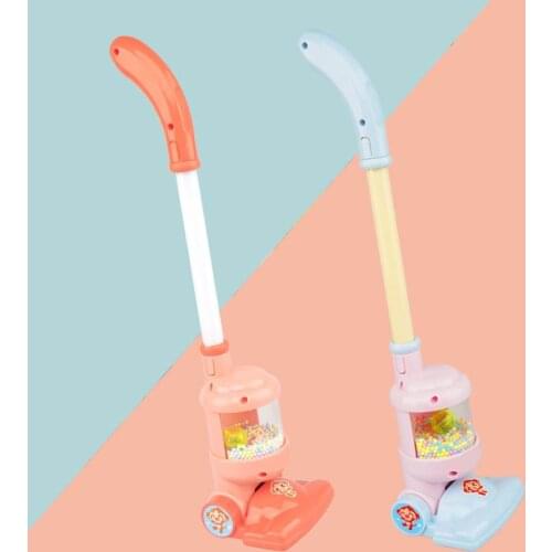 Children mini electric vacuum cleaner simulation charging housework dust collector toy kids role playing game educational toys