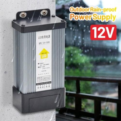 Rainproof Switching Power Supply LED Lighting Transformers DC12V 60W 100W 150W 200W 300W 400W For Outdoor Courtyard Advertising