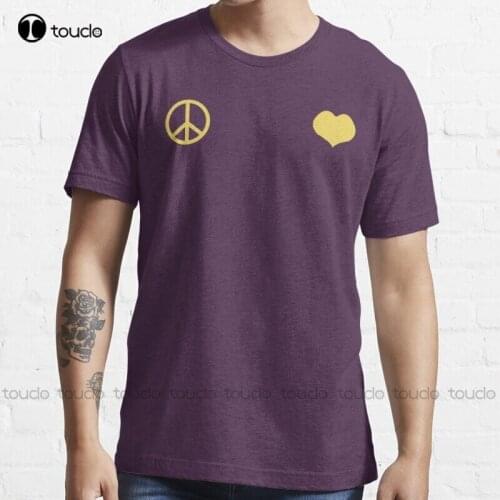 New Peace And Love - Josuke T-Shirt Teacher Tshirts S-5XL mens casual shirts Unisex