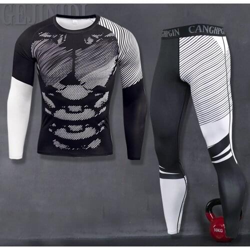 2021 new mens 3D lion sportswear mens clothes jogging casual sportswear mens running sportswear sports shirt + pants 2-piece