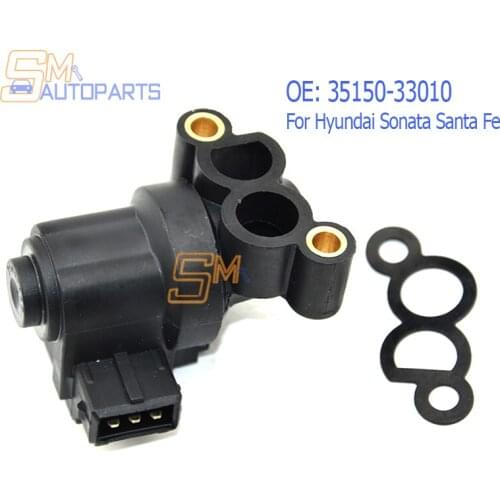 New Idle Air Control Valve (IAC) 35150-33010 for Hyundai Sonata Santa Fe Tiburon Tucson Kia Optima Sportage Rio Sephia Magenti
