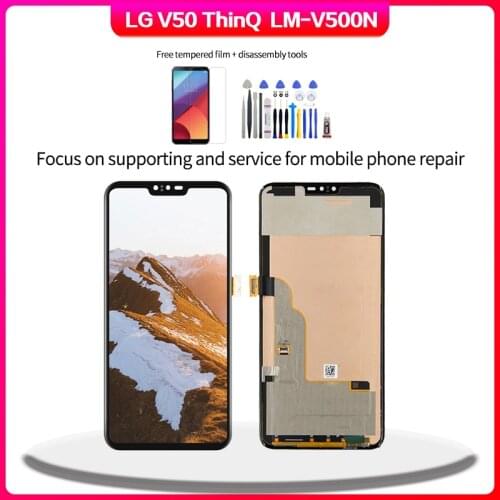 Original Display For LG V50 ThinQ LM-V500N LM-V500E Touch Screen Digitizer Assembly For LG V50 ThinQ lcd Replacement With tools