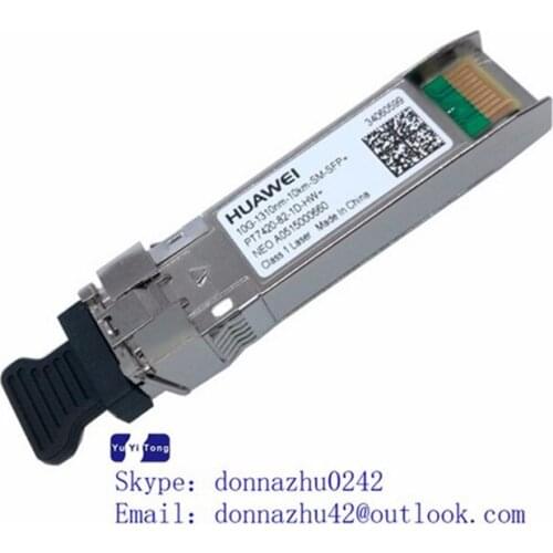 Original Hua Wei 10G module 10km,10G-1310nm-10km-SM-SFP+, single mode SFP transceiver with SFP+ port, high speed