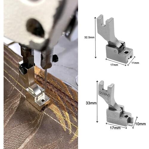 High Quality Sewing Machine Presser Foot Spare Parts & Accessories Sewing Presser Foot S518NS Zipper Presser Foot