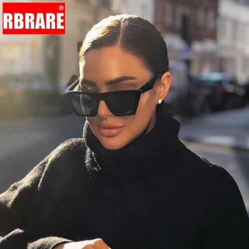 RBRARA 2021 Cateye Vintage Sunglasses WomenCandy Color Lens Lady Plastic Sun Glasses Classic Outdoor Travel Lentes De Sol Mujer