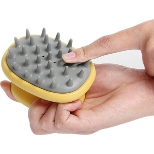 Cat grooming Brush for Shedding and Grooming Silicone Cat Massage Comb Household Clean Shower Brush #U