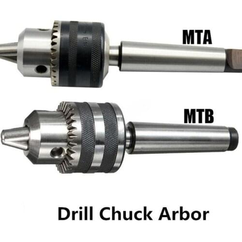 1pc 5/8" Precision MT1 MT2 Shank Drill Chuck 0.5-13mm 3-16mm Heavy Duty Taper Arbor Milling Tool