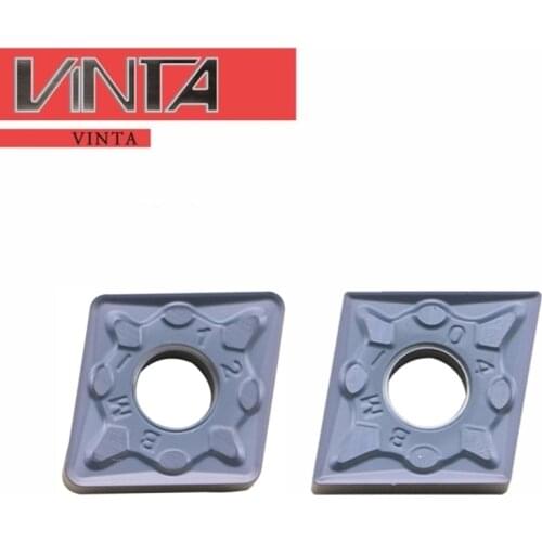 10pcs/lot CNMG 120404 120408 120412 BM square Blade stainless Cermet lathe insert CNMG120404 Steel blade turning cutter CNC tool