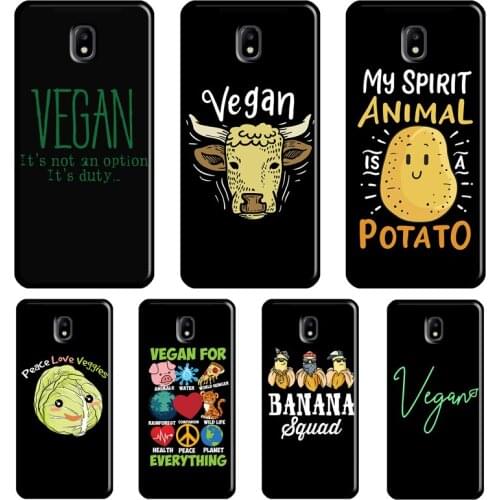 Vegan Vegetarian Veganism Case For Samsung Galaxy J5 J1 J3 J7 A3 A5 2016 2017 J4 J6 J8 A8 A6 Plus A7 A9 2018 Cover