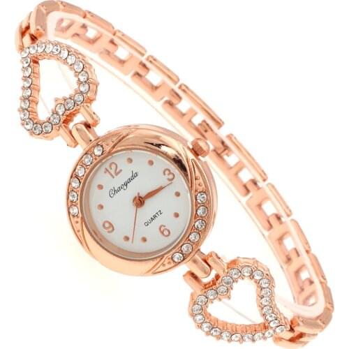 High Quality Luxury Jewelry Ladies Quartz Watch Dress Fashion Casual Women Watches Rhinestone Bracelets Watches O140 Christmas