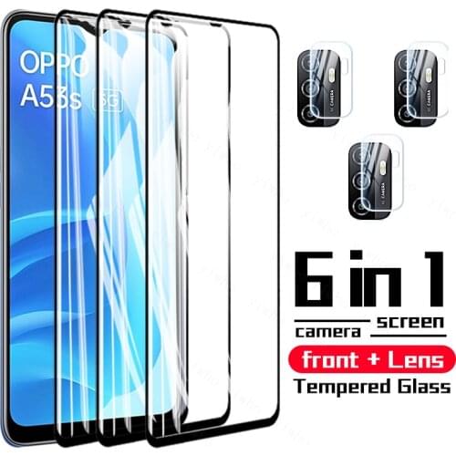 For OPPO A53s Glass Screen Camera Film Protector for OPPO A53 5G Protective Glass OPPOA53 S A 5 3 5g A 53 53s Tempered Glass