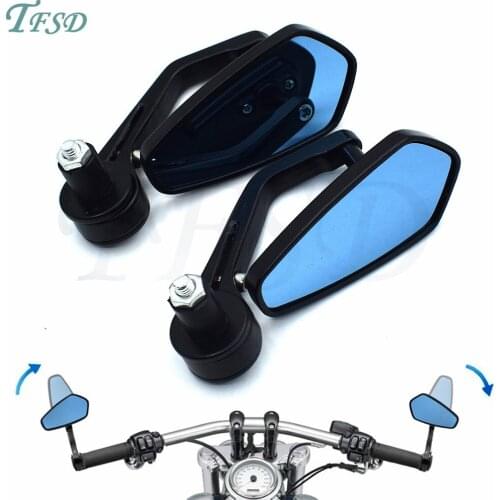 Motorcycle Bike Cruiser ATV Aluminum 7/8'' 22mm motorbike moto Motocross Side Rear View Mirror For Triumph Street Triple 675