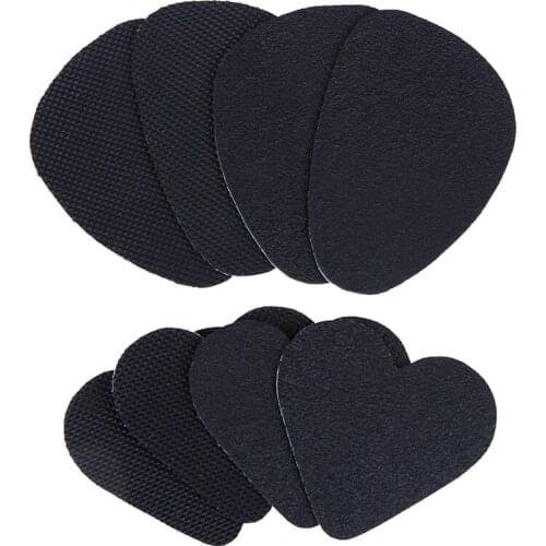 1Pair Black Anti Slip Sole Shoe Protector Pads Durable Self-Adhesive Non Slip Sticker Insoles Cushion