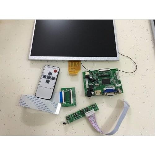 10.1 inch LCD sreen 40 pin 1024*600 car display LCD screen + driver board HDMI+VGA+AV