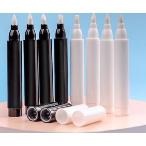 100pcs 3ml Black White Nail Polish Corrector Pen Nail Art Polish Corrector Removal Pen