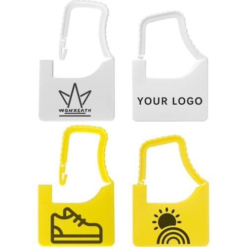 100Pcs Custom Garment Labels Tags Plastic Security Seals Disposable Padlock for Clothes Shoes Bags Logistics Containers