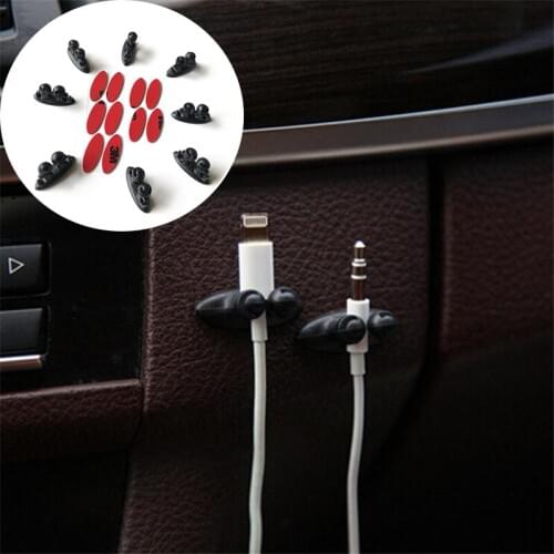 8pcs Car Wire Clip Stickers for Toyota Camry Corolla RAV4 Yaris Highlander Land Cruiser PRADO Vios Vitz Reiz succeed Aqua Salvag