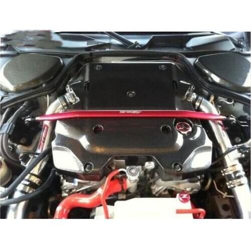 For 2002-2008 350Z Z33 Brake Fluid & Battery Cover Carbon Fiber