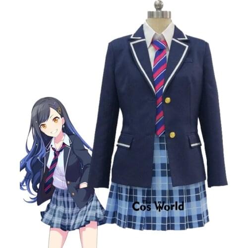 Project Sekai Colorful Stage Feat Vivid BAD SQUAD Shiraishi An School Uniform Outfits Anime Customize Cosplay Costumes