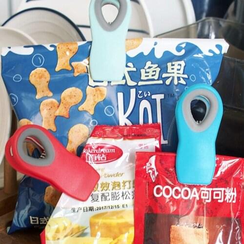 Creative Magnetic Sealing Clip Plastic Snack Bag Sealed Fresh-Keeping Clip Magnet Storage Dedicated A Good Helper In The Kitchen