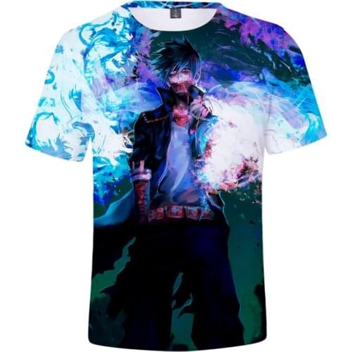 Fashion 3D My hero academia T-shirt Men Women Tees Popular Kids t shirts Casual Harajuku Boys Girls Hip Hop t-shirt Tops