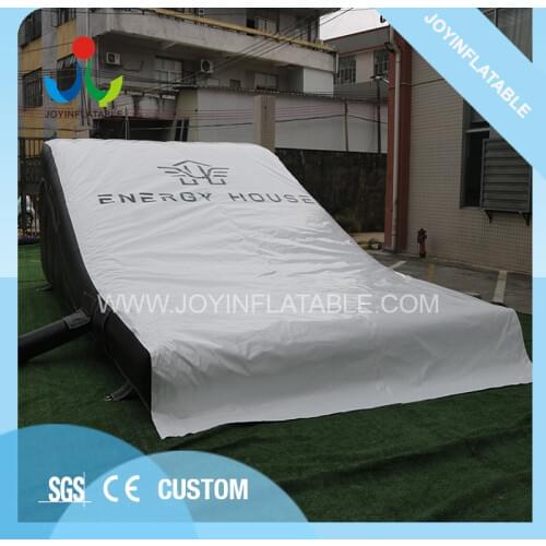 Inflatable Bike Lander for Practicing Backflip