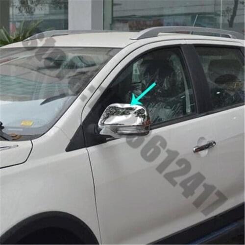 For Great Wall Hover M4 HAVAL M4 Car styling ABS Chrome Rearview Side Door Mirrors Cover Trim Car modeling