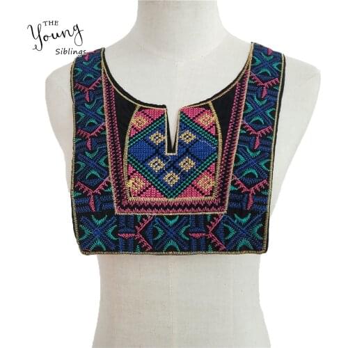 New arrive Ethnic style Sewing Craft Lace Fabric Embroidered Lace Neckline Collar DIY Clothing Supplies Accessories Scrapbooking