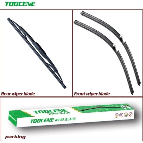 Front And Rear Wiper Blades For VW Touareg 2003-2006 Auto Windshield wiper Windscreen Car Accessories